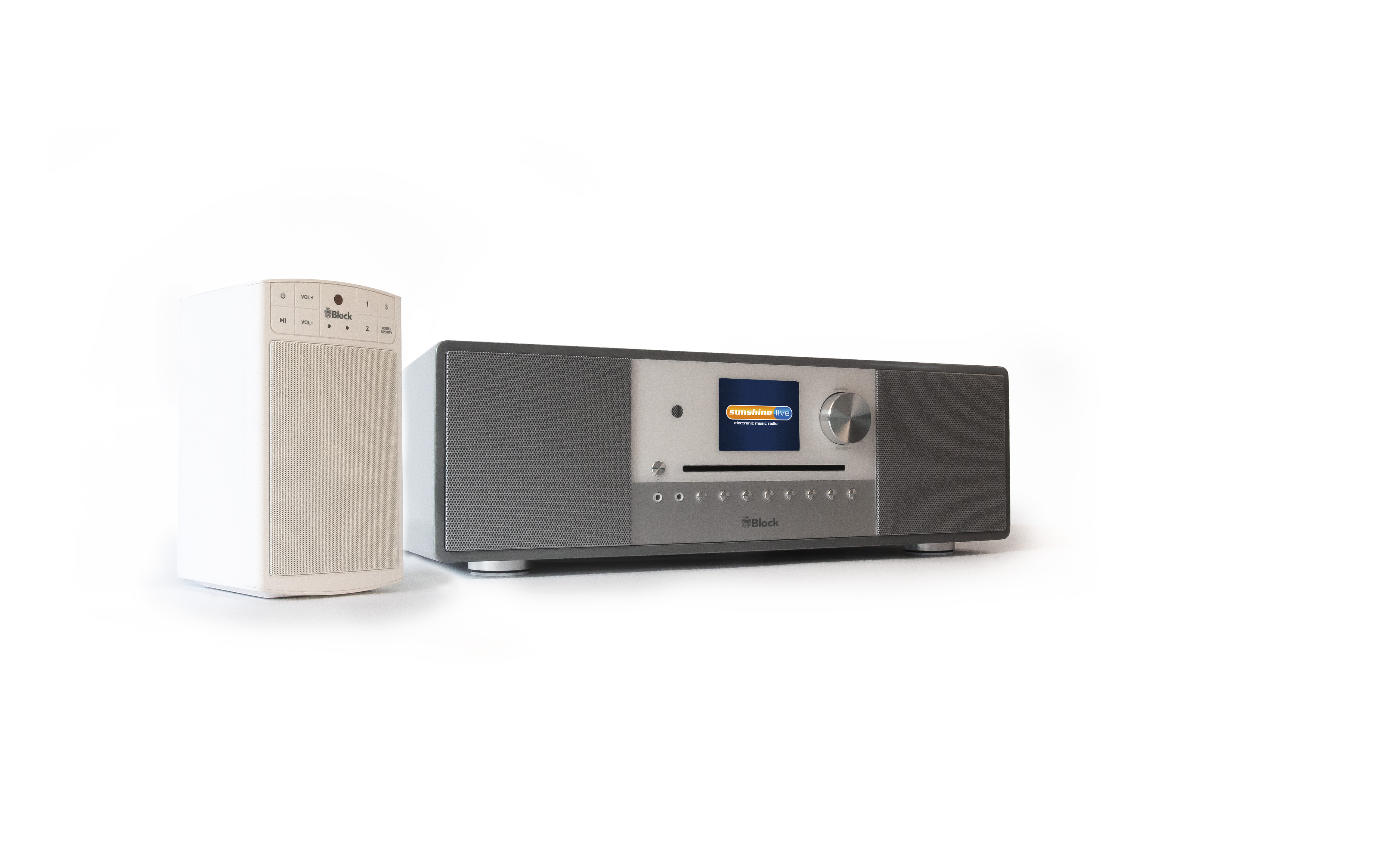 Block SR-100 Silber + Block A Weiß