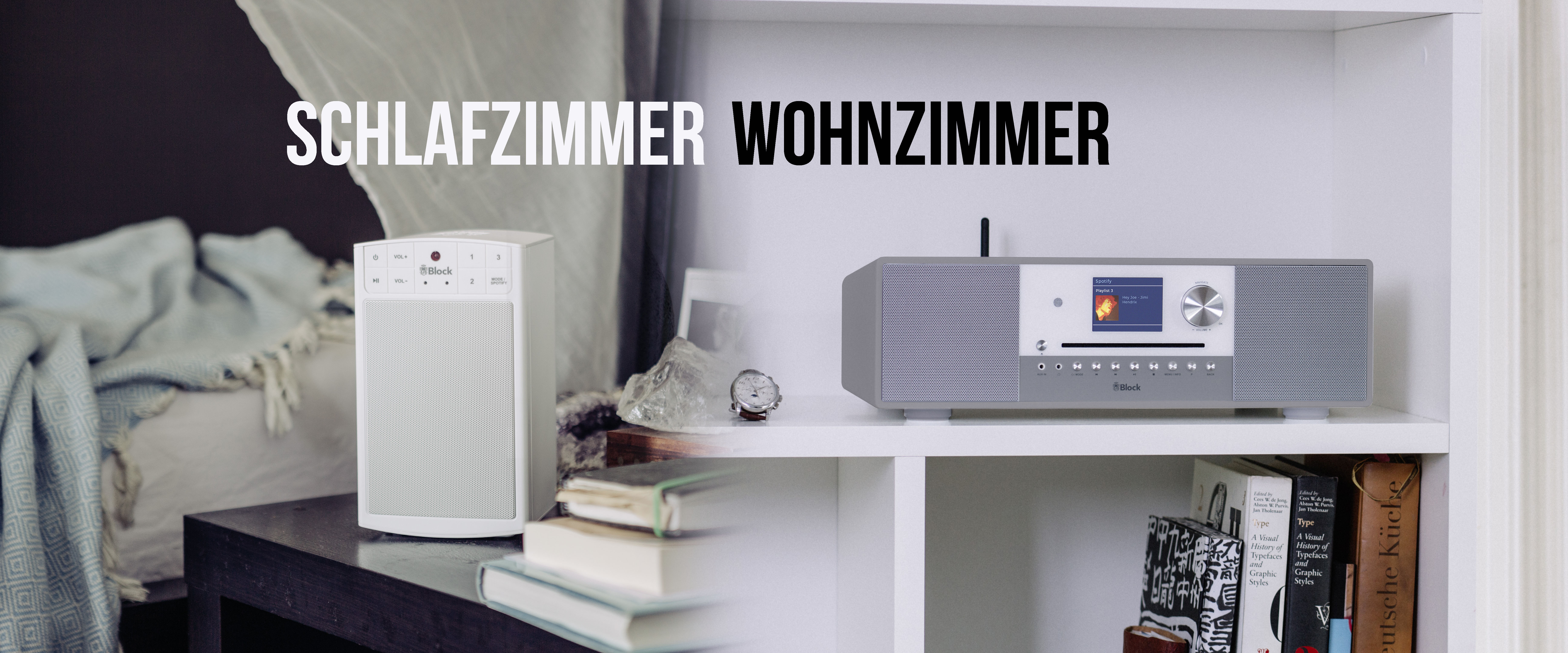 Block SR-100 Silber + Block A Weiß